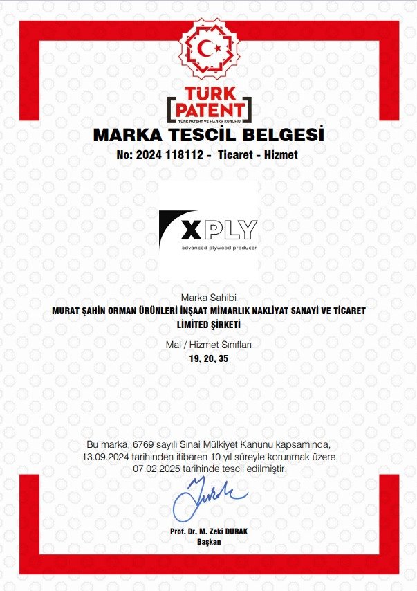 Marka Tescil Belgesi – XPLY